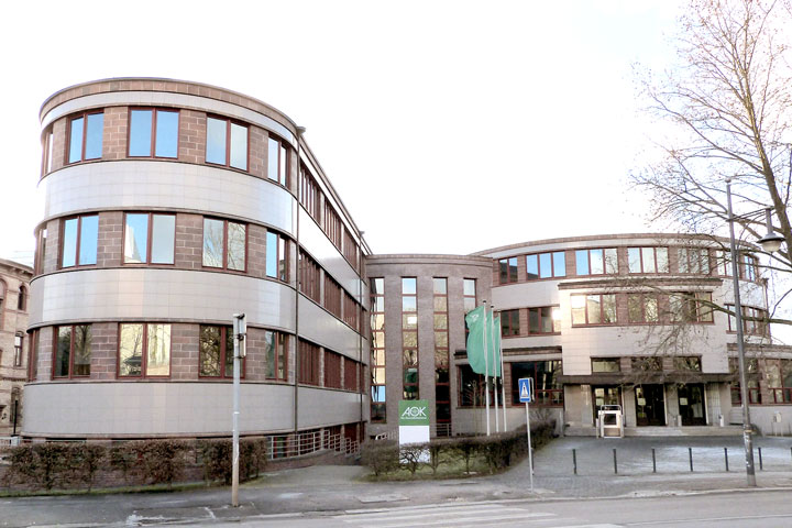 بناء شركة AOK في مدينة هاله