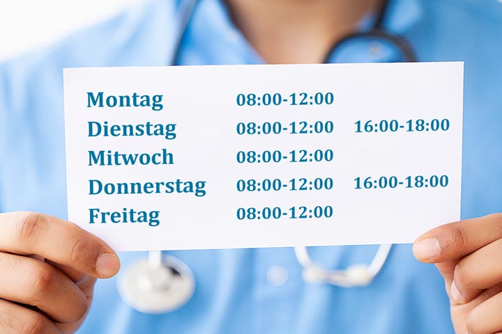 أوقات دوام أطباء الأسرة في ألمانيا