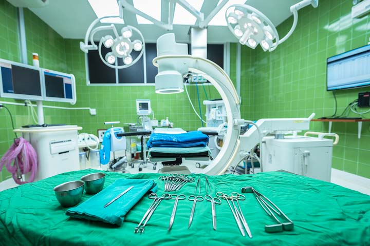 غرف العمليات في المستشفيات الصغيرة