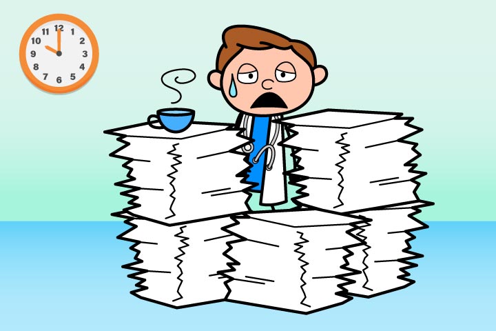 كتابة رسائل خروج المرضى