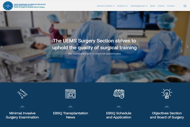 موقع هيئة البورد الأوروبي في الجراحة موقع هيئة البورد الأوروبي في الجراحة