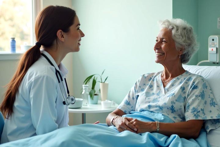 الاستفادة من الحديث مع المرضى في تحسين اللغة الألمانية الاستفادة من الحديث مع المرضى في تحسين اللغة الألمانية